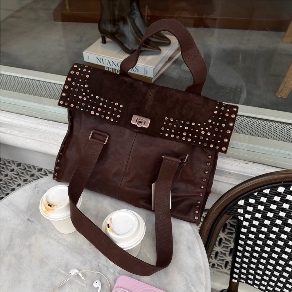NWT Free People Shay Stud Tote - Picture 4 of 8